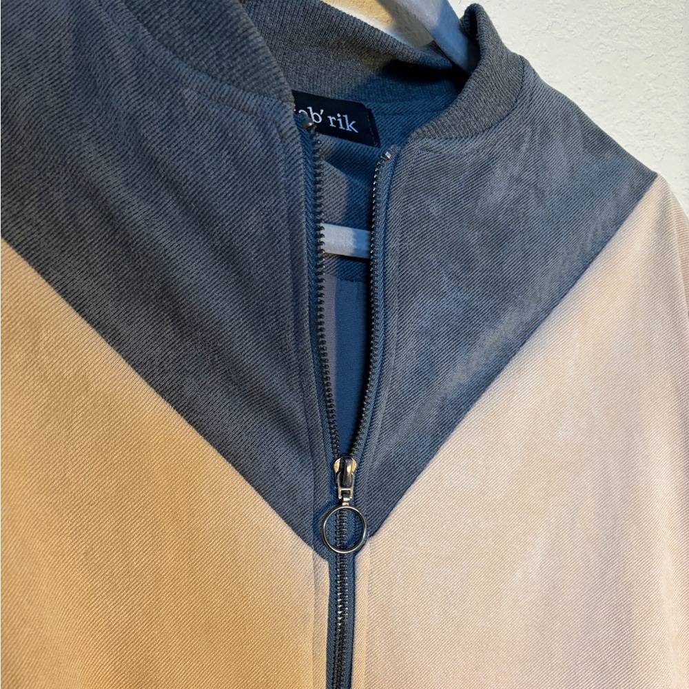 Color block Bomber Jacket - Picture 3 of 5